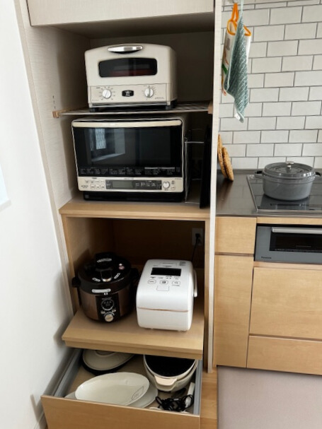 開放的なLDKの全体像